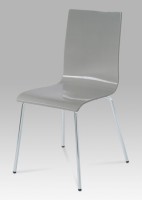 Jídelní židle chrom / vysoký lesk šedý  C-520 GREY